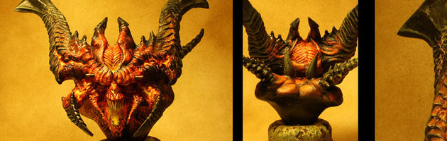 Une statue de Diablo faite à la main par VanLogan