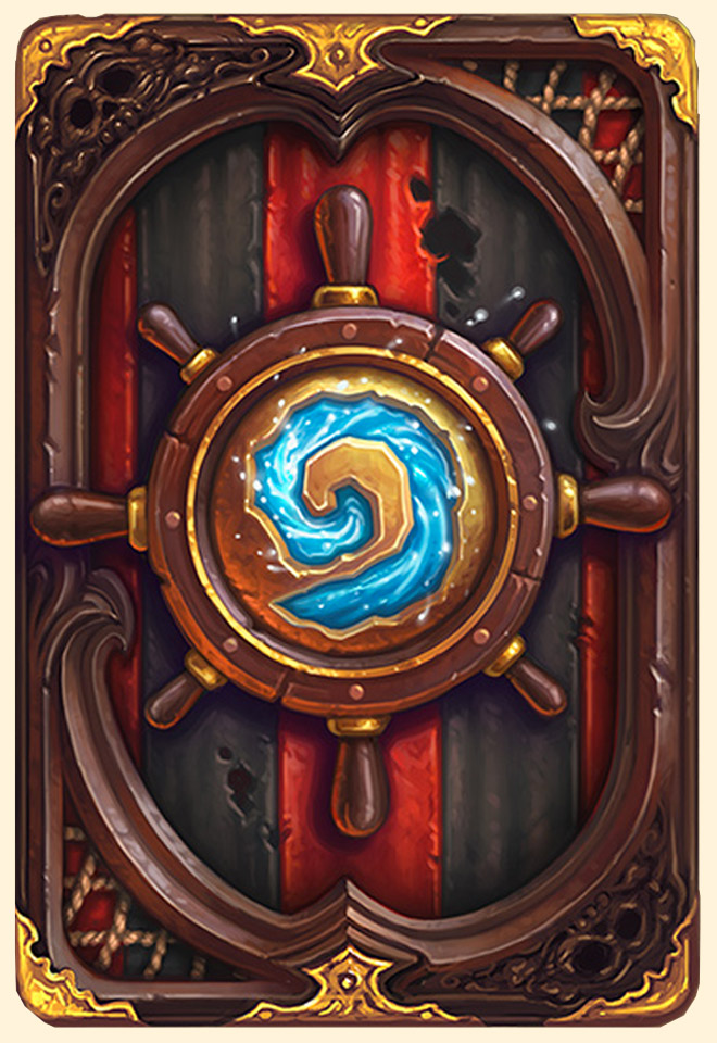 Dos de carte Hearthstone - Pirate - Saison 6