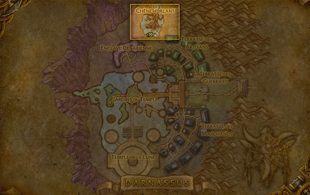 Les montures Worgen s'achètent à Darnassus