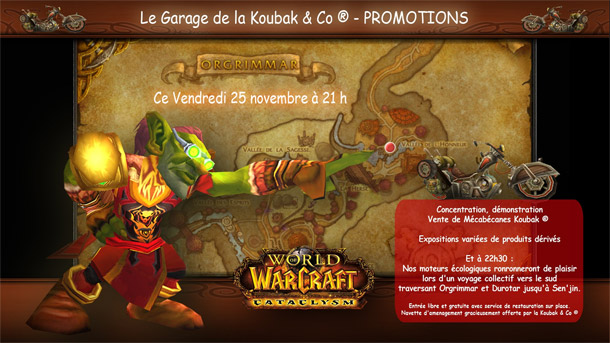 La deuxième édition de Garagae de la Koubak a lieu ce soir à 21h sur Kirin Tor