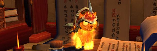  Le Chaton de braise est une nouvelle mascotte du Blizzard store