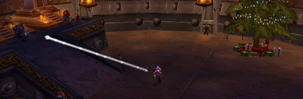 Lancer une boule de neige sur le Roi Muradin ou Baine Sabot-de-sang Lancer une boule de neige sur le Roi Muradin ou Baine Sabot-de-sang