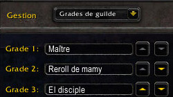 Les grades de la guilde Mamytwink