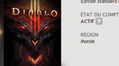 Les comptes Diablo 3 activés !