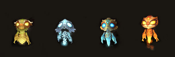 4 nouvelles mascottes des esprits pandarens seront disponibles au patch 5.1