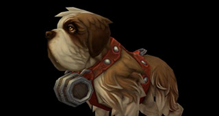 Un chiot Saint Bernard dans WoW