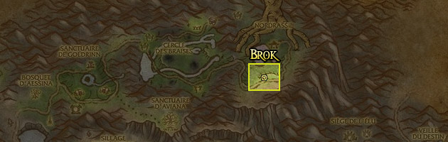 Brok se trouve au Mont Hyjal