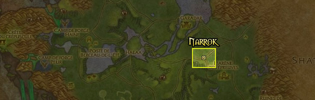 Narrok se trouve à l'est de Nagrand