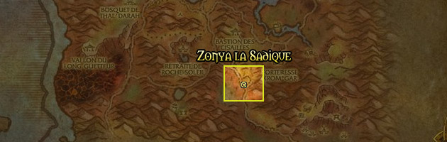 Zonya la Sadique se trouve dans les Serres Rocheuses