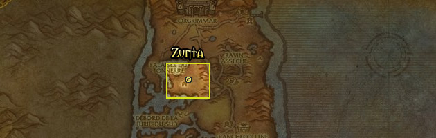 Zunta se trouve à proximité d'Orgrimmar