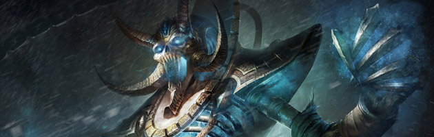 Cette illustration de Kel'Thuzad est l’œuvre de l'artiste moscovite Dmitriy