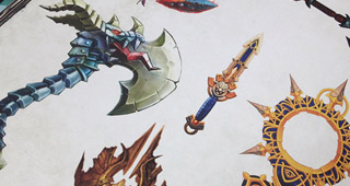 Des modèles d'armes de World of Warcraft