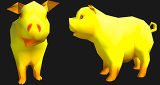 La mascotte Cochon doré