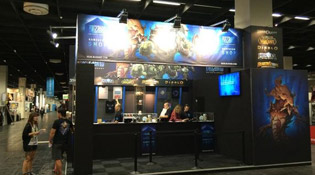 Un des stands Blizzard à la Gamescom