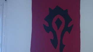 Le symbole de la Horde en guide d'armoiries