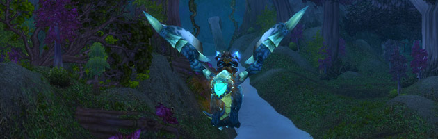 Arcaliche sur le proto drake bleu de la Cime d'Utgarde mode héroïque