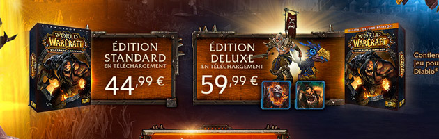 La précommand de Warlords of Draenor a débuté