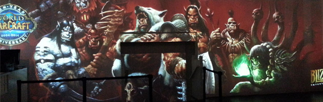 La salle revêt les artwork de World of Warcraft
