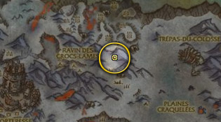 L'emplacement de Grognus en Draenor L'emplacement de Grognus en Draenor
