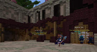 Le Goulet de Chanteguerre dans Minecraft