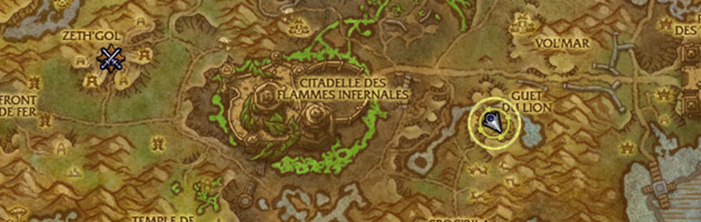 La carte de la Jungle de Tanaan