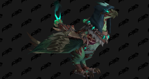 Aigle pluminfâme maléficié monture WoW Midnight