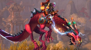 Rênes de serpent-nuage de rubis fulminant - Monture World of Warcraft