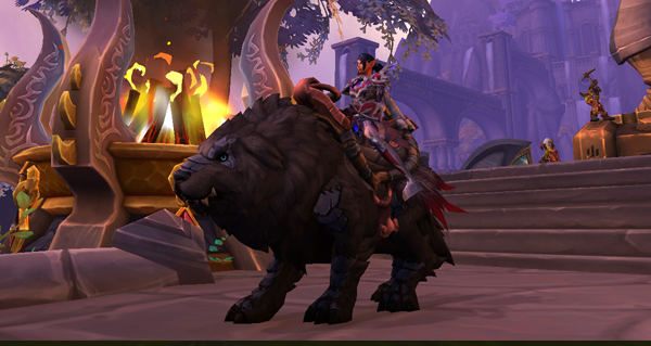 Bakar à fourrure noire monture WoW Midnight