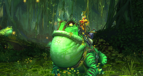 Bondisseuse des marais verte - Monture World of Warcraft