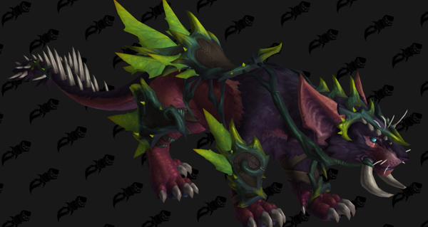 Chagrynx traqueracine monture WoW Midnight