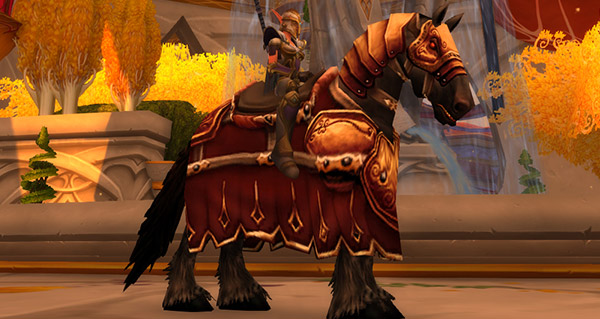 Cheval de guerre thalassien monture WoW Burning Crusade