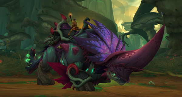 Chlorocéros vif monture WoW Midnight