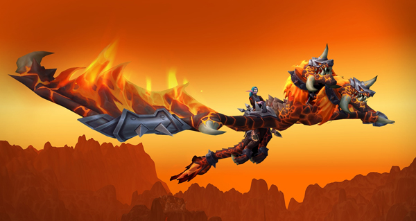 Cormère en fusion monture WoW The War Within