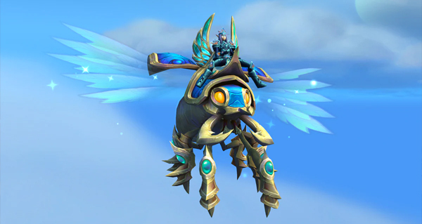 Cristal de résonance de saphir monture WoW The War Within