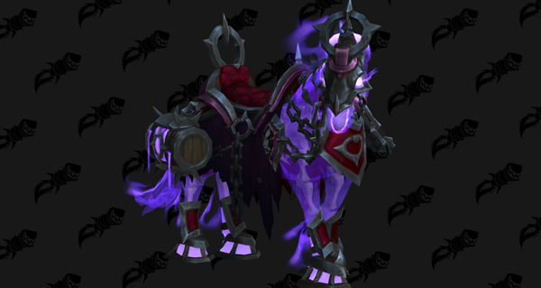 Destrier de la banshee hurlante monture WoW The War Within