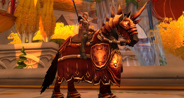 Destrier thalassien monture WoW Burning Crusade