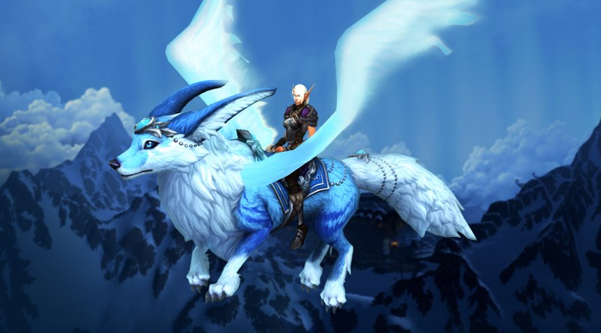 Familier vulpin est une monture volante disponible dans la boutique de Blizzard