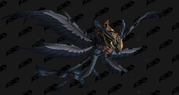 Faucon-dragon ombreux monture WoW Midnight