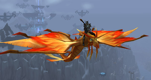 Faucon-dragon rouge - Monture World of Warcraft