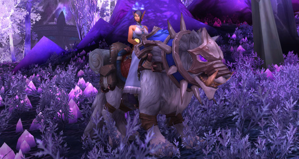 Grogneur loup-de-givre monture WoW Battle for Azeroth