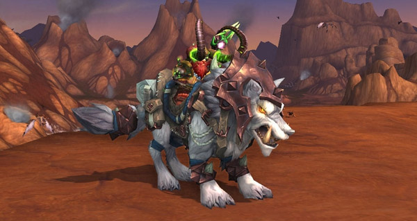 Loup de givre cuirassé monture WoW Warlords of Draenor