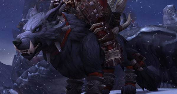 Loup redoutable mag'har monture WoW Battle for Azeroth