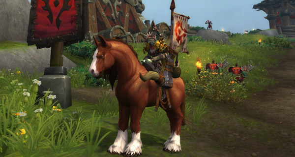 Mustang des hautes-terres dressé - Monture World of Warcraft