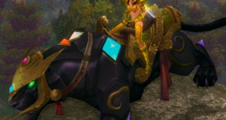 Panthère d'onyx ornée de joyaux - Monture World of Warcraft