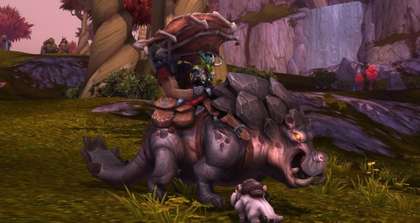 Potamodonte dos-de-boue monture WoW Warlords of Draenor