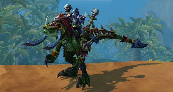 Raptor de guerre vicieux monture WoW Warlords of Draenor