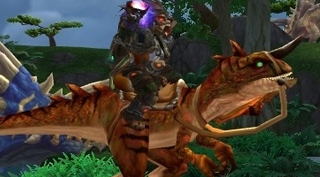 Rênes de raptor primordial rouge - Monture World of Warcraft