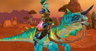 Sifflet de raptor turquoise - Monture World of Warcraft