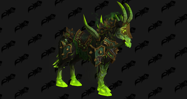 Rênes du destrier de l'effroi de l'âme du Néant gangrebrisée monture WoW The War Within