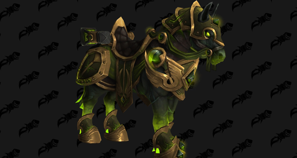 Rênes du destrier gangrebrisé du généralissime monture WoW The War Within
